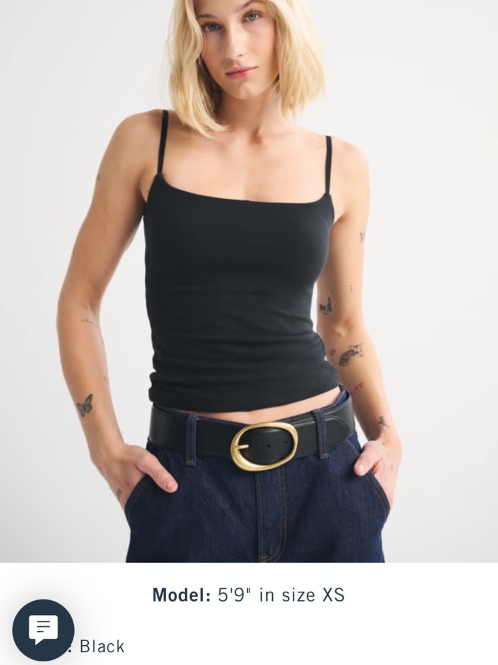 NWOT Abercrombie & Fitch Bra-Free 90s Cami’s